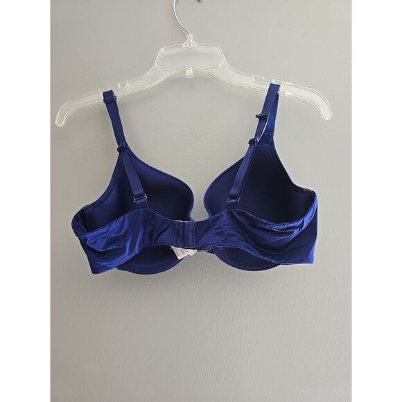 B.tempt'd Future Foundation Blue Full Coverage Underwire Contour Bra Size 38D - Picture 3 of 5